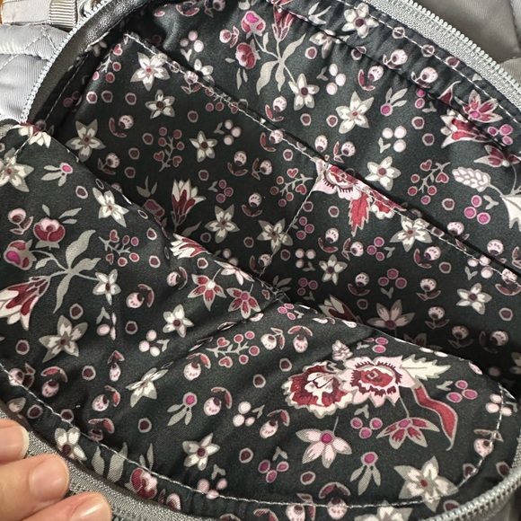 Gray Quilted Vera Bradley Backpack